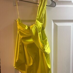 DO+BE Radiant Yellow Satin Blouse